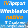 Wimbledon naživo a 15€ pre nových hráčov